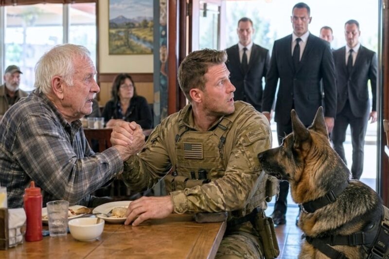 An Old Farmer Begged a Navy SEAL to Pretend to Be Family—Seconds Later, His K9 Sensed the Danger
