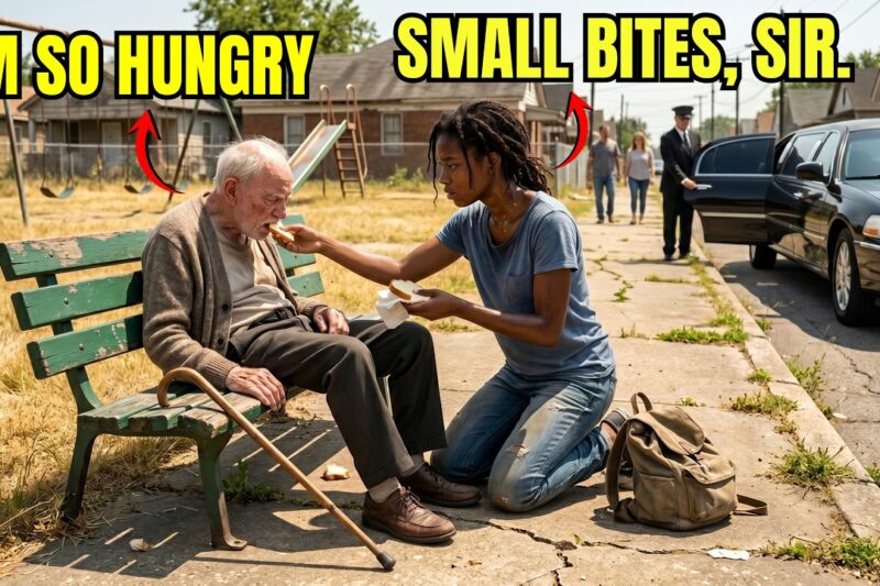 Starving Black Girl Shares Last Bread With Dying Man—3 Days Later a Black Limo Pulls Up at Her Door