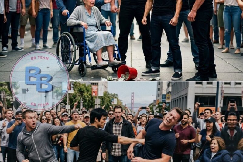 3 Bullies Humiliated a Son Raising Money for His Disabled Mother… Then Bruce Lee Stepped In