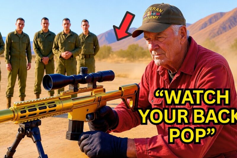 Recruits Smirked Handing the Old Veteran a Rifle — Until He Knocked the Target Clean Off the Stand