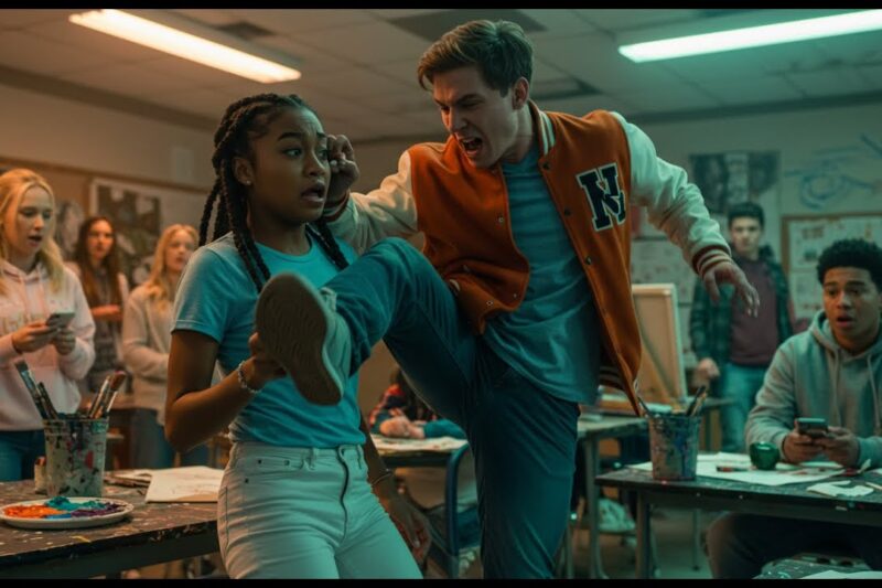 Bullies Kneed the New Black Girl in the Face — They Had No Clue Who She Really Was