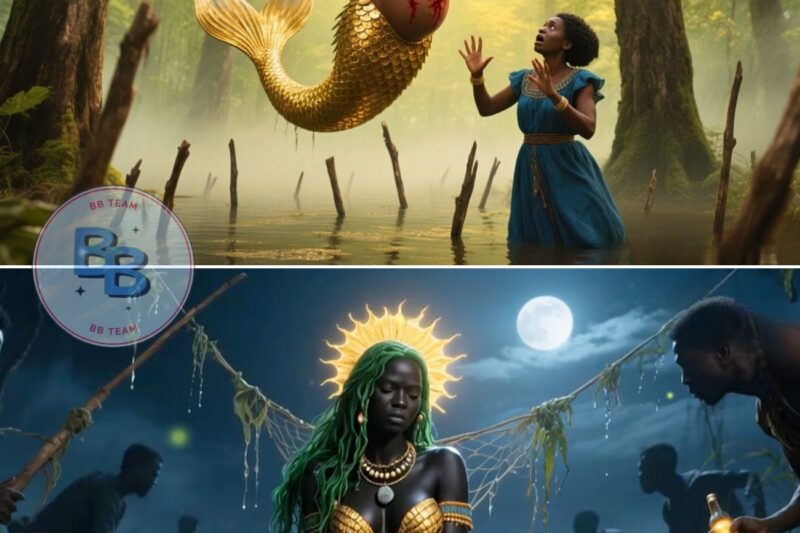She helped a mermaid hanging on a tree – The outcome left everyone in disbelief