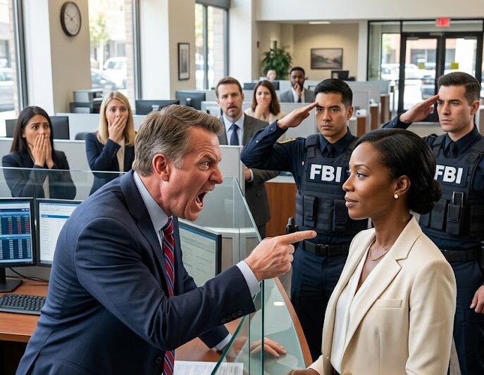Manager Calls FBI to Arrest Black Woman at Bank — Seconds Later, They Salute Her in Front of All!