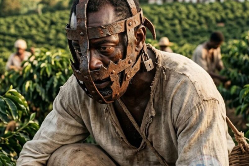 The Master Forced the Slave to Wear a Mask… When It Fell, The Mistress Saw Her Husband’s Eyes!
