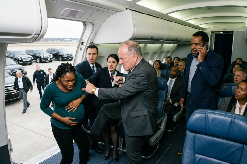 The Phone Call That Ruined a Billionaire After He Assaulted a Pregnant Woman in First Class