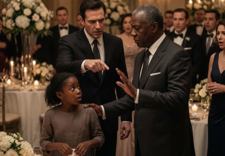 Wedding Staff Confronted a Black Girl Over Leftover Food—Then a Billionaire’s Response Stunned the Hall