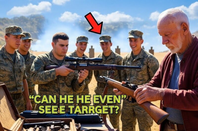 US Marines Laughed at the Veteran’s Old Rifle — Until His Shot Silenced Everyone
