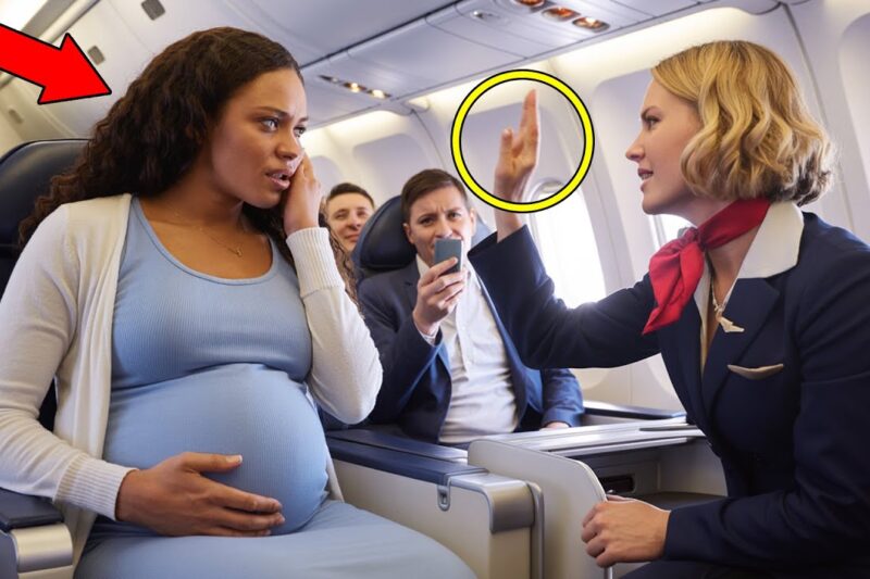 Flight Attendant Slaps Pregnant Black Woman — Unaware Her Husband Owns the Airline