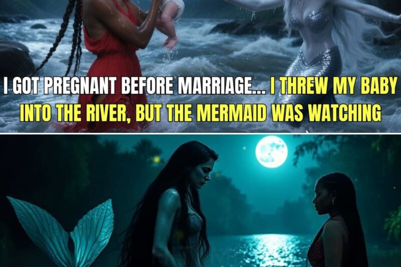 I got pregnant before marriage… I threw my baby into the river, but the mermaid was watching