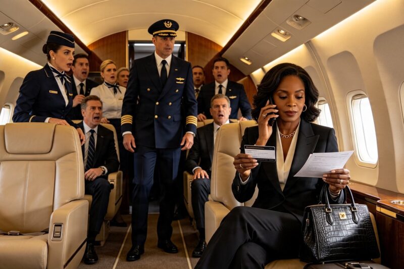 Pilot Said “No Room” for Black Woman in First Class — Minutes Later, She Bought the Jet