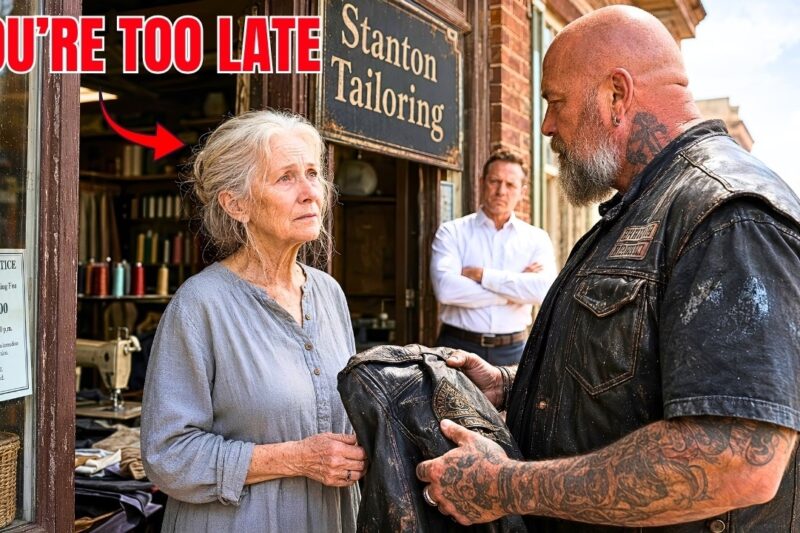 The Hells Angels Biker Met an Old Seamstress Forced to Close — One Jacket Exposed a Cruel Lie