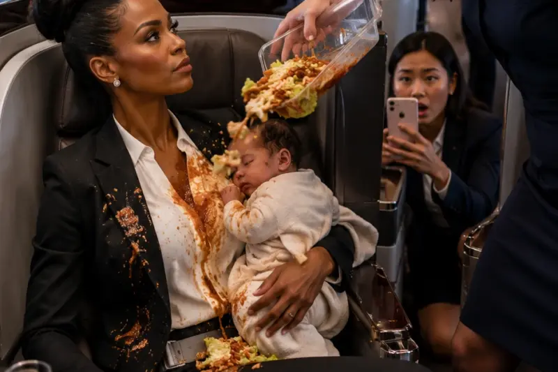 She Remained Quiet While They Mocked Her In First Class. Then One Name On Her Phone Made The Whole Cabin Go Dead Silent. They Believed Maya Washington Was Just An Ordinary Passenger They Could Shame. They Had No Clue The Person They Were Deriding Could Destroy Careers Before Landing