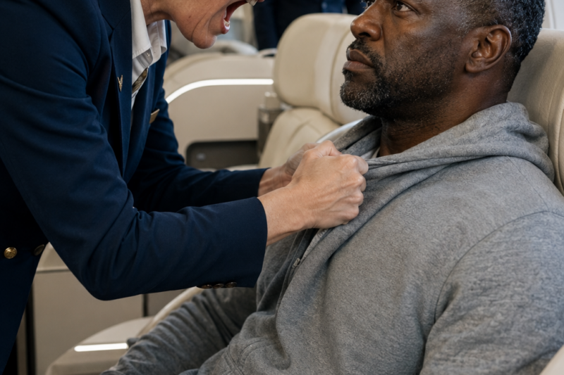 Flight Attendant Hit Him and Called Him “Trash” — 24 Hours Later, Her 14-Year Career Was Over