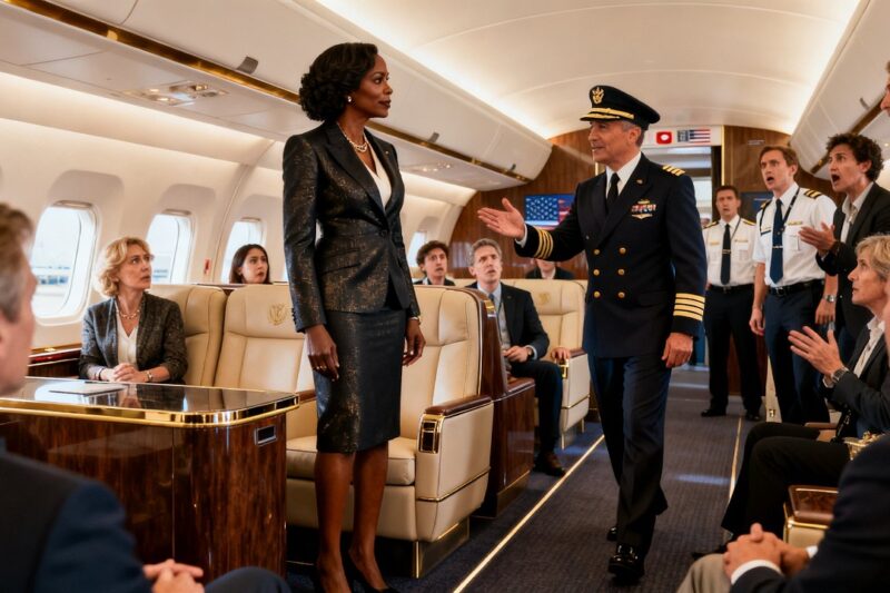 They Refused a Black Woman a VIP Seat — Until the Pilot Called Her “Madam President”