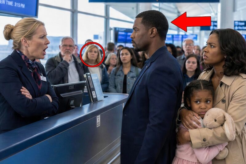 Gate Agent Blocks Black Family — Shakes When Secret Service Steps In