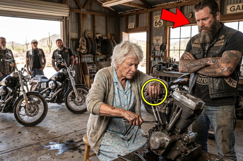 Elderly Woman Fixed Bikers’ Bikes for Free — Next Morning 400 Hells Angels Built Her New Home