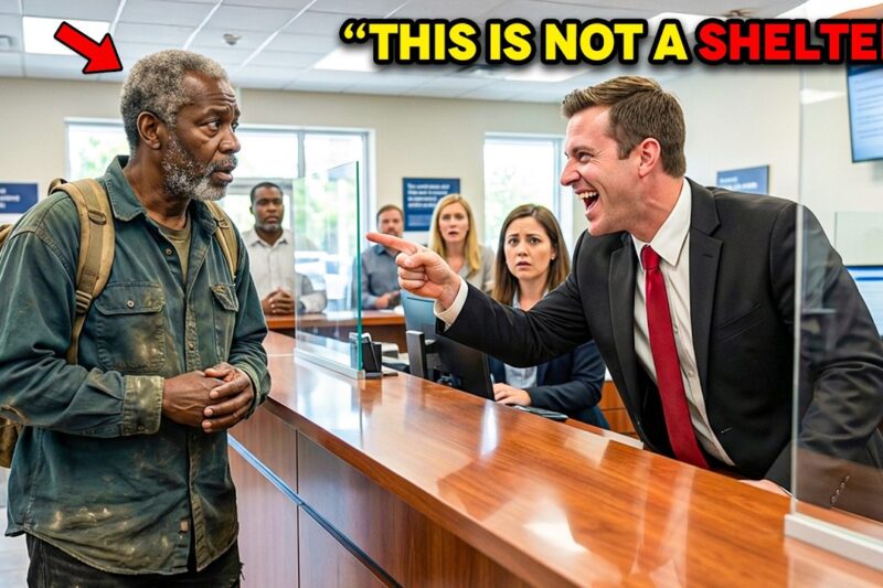 “If You Have $5, I’ll Quit!” Manager Mocked Homeless Man—They Laughed Until They Regretted It