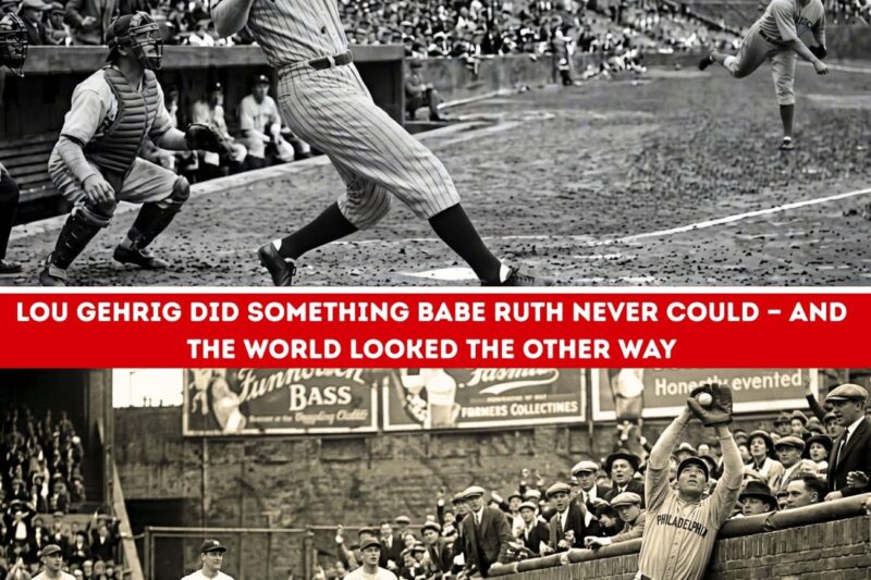 Lou Gehrig Did Something Babe Ruth Never Could — And Nobody Noticed Until Now.