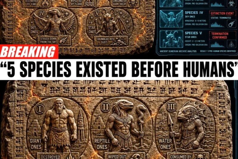 The Sumerian Tablet Listing 5 Species That Existed Before Humans — And How Each One Ended