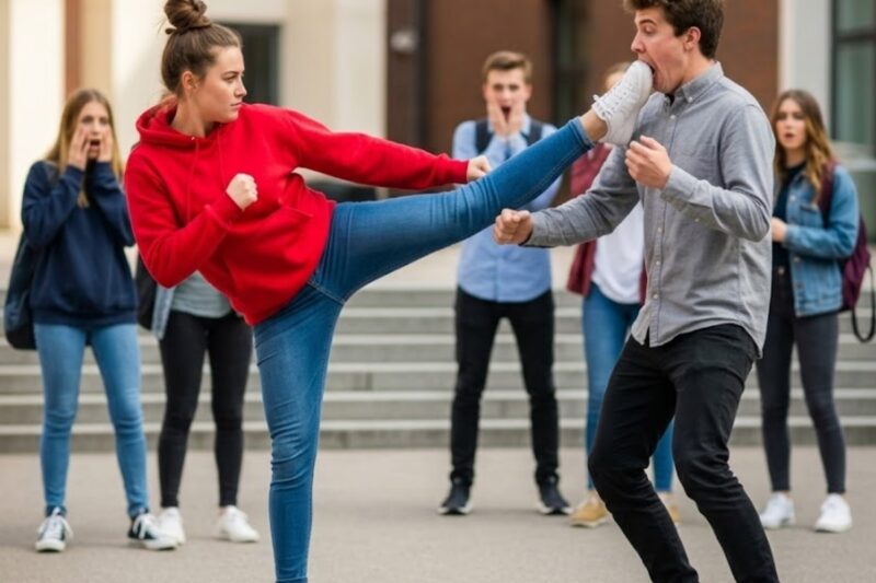 Bullies Ripped Her Shirt in Front of Everyone — Then She Broke His Nose in One Shocking Move