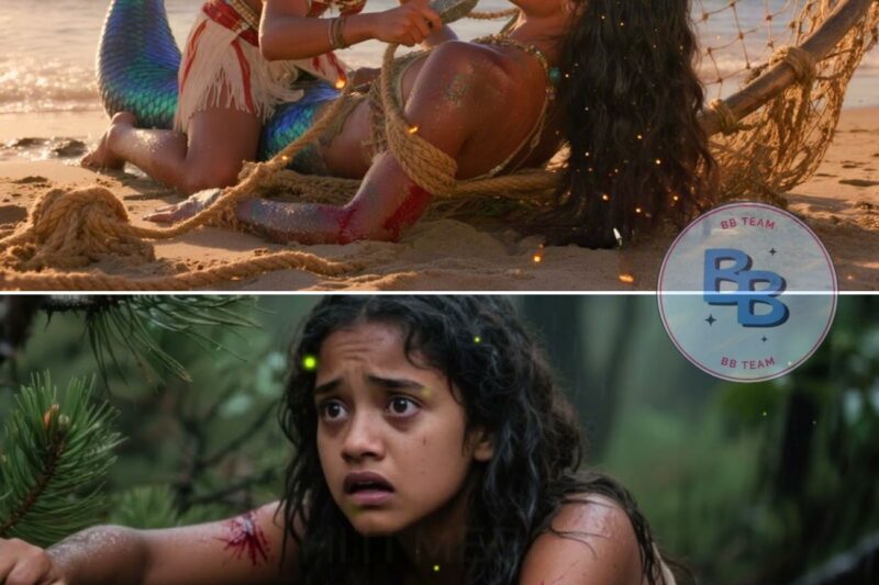 Poor girl helped a mermaid trapped by hunters snare, what happened next will shock you