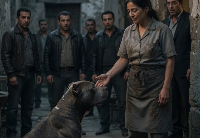 No One Could Calm the Mafia Boss’s Pitbulls—Until the Waitress Made a Single Gesture