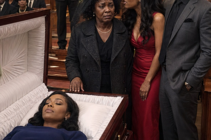“I won,” my daughter’s husband’s mistress whispered in my ear at the funeral. Her smug smile didn’t last long, as the lawyer suddenly called for silence and began reading the will