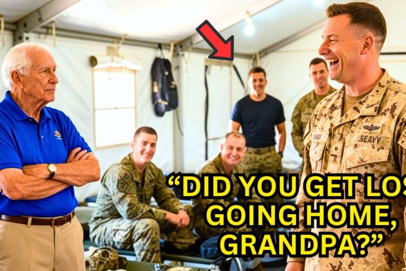 US Marine Jokingly Asked for the Old Mans Rank — Until His Reply Made the Entire GP Tent Silent