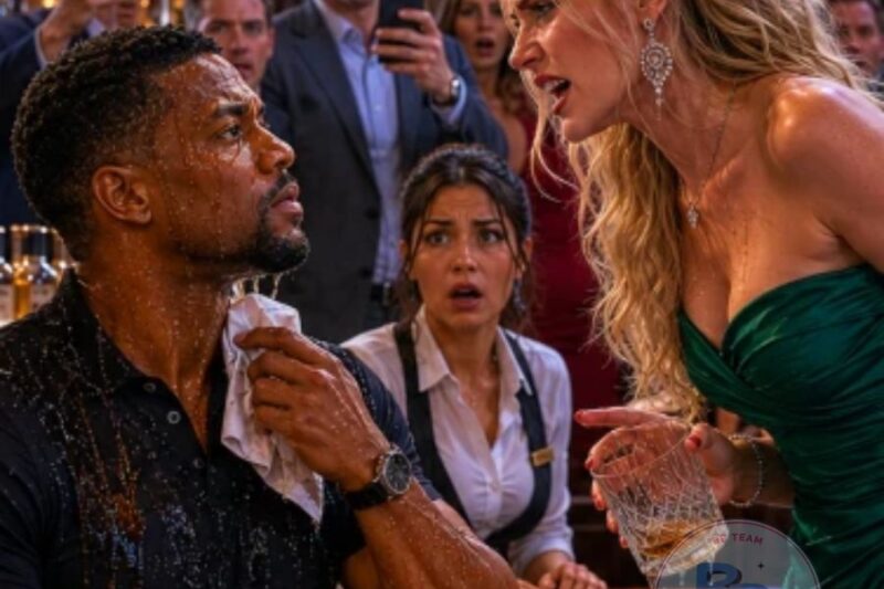 Woman Pours Drink On Black Man At Bar—Froze When He Said “You Just Cost Your Company $100M”