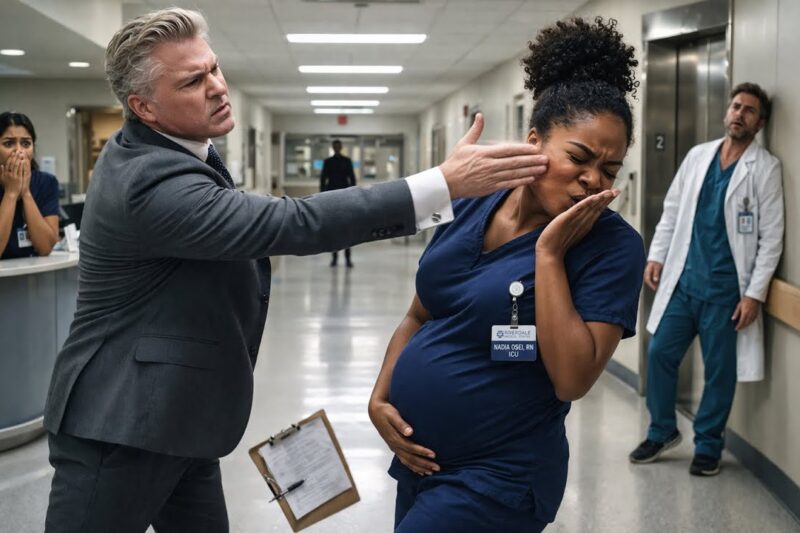 Arrogant Billionaire Slapped Pregnant Nurse and Walked Away Smiling. He Had No Idea Who Her Brother.