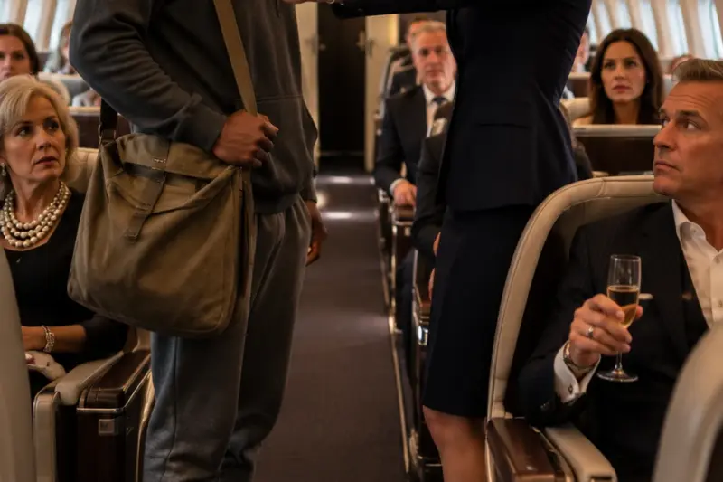 They Thought the Man in the Cheap Hoodie Didn’t Belong in First Class — Until They Learned He Could Buy the Entire Airline