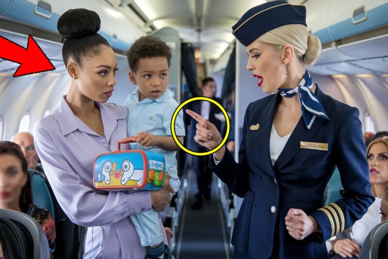 Flight Attendant Mocks Black Mom in Business Class — Then CEO Boards the Plane Mid-Flight…