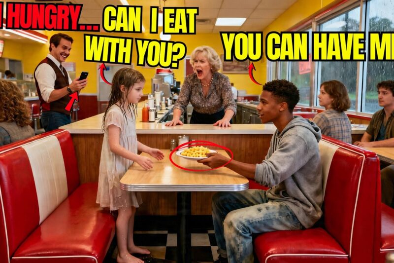 ‘Can I Eat With You?’ Hungry Girl Asks Poor Black Boy — Every Table Stops When He Moves His Plate 