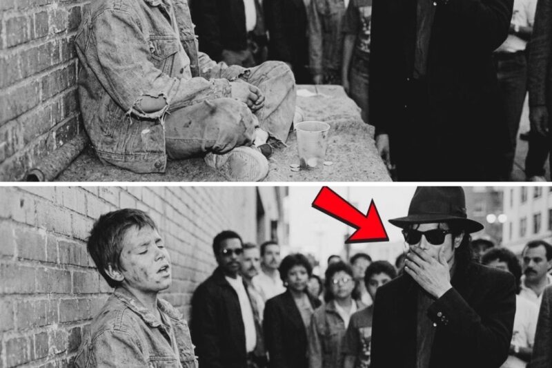 Homeless Boy Singing “Billie Jean” for Coins—Michael Jackson Walked Past and Did THIS