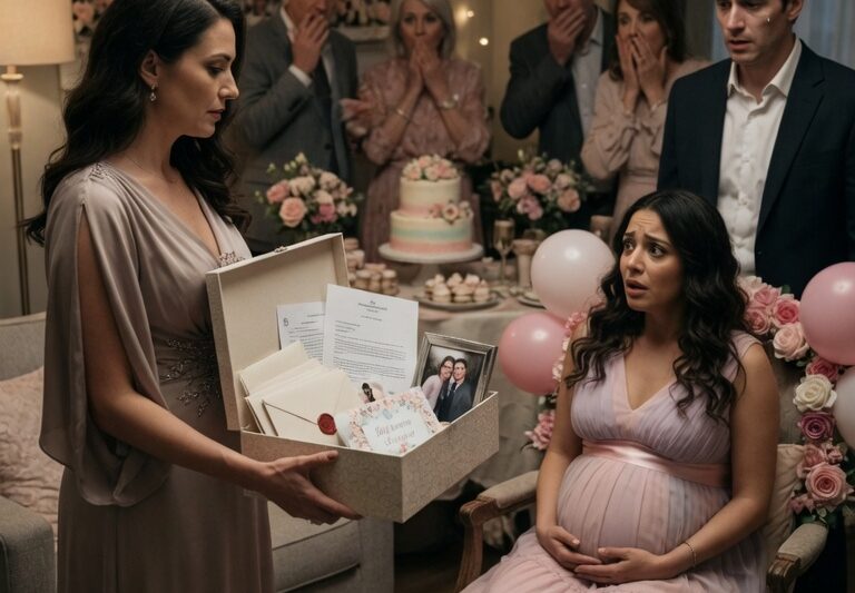 My Parents Covered Up the Fact That My Sister Slept With My Husband, and I Was Shattered to the Core — But at Her Baby Shower, While Everyone Smiled Around the Perfect Family Lie, I Walked In With One Beautifully Wrapped Gift That Looked Innocent Until She Opened It; Inside Was the Truth They Buried, the Proof They Forced Me to Swallow, and the One Secret That Would Make My Husband, My Sister, and My Parents Remember My Pain Forever