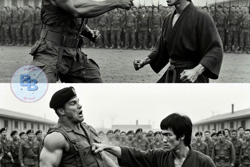 6’8″ Navy SEAL Challenged Bruce Lee — 8 Seconds Later Everyone Froze in Silence