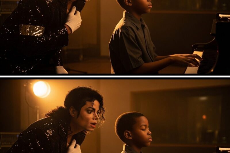 A Blind 11 Year Old Played Michael Jackson’s Melody Back From Memory — Michael Froze and LEFT the Ro