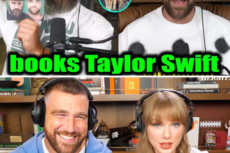 The Author of Her Heart: Travis Kelce Halts New Heights Broadcast to Unveil Newly Published Hardcover Book Chronicling Fiancée Taylor Swift’s Relentless Journey to Stardom