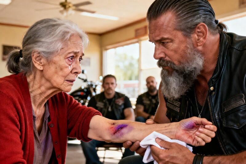 Elderly Woman Asks Hells Angels Biker for Help — ‘My Caregiver Told Me to Stay Quiet’