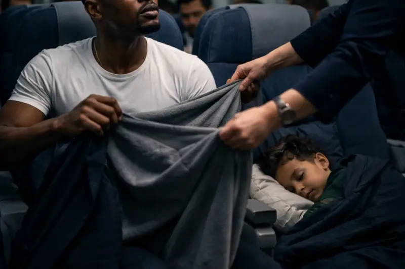He Took My Son’s Warmth In The Dead Of Night, And I Let Them Think I Would Stay Silent. They Had No Idea The Plane Was Carrying More Than Passengers.