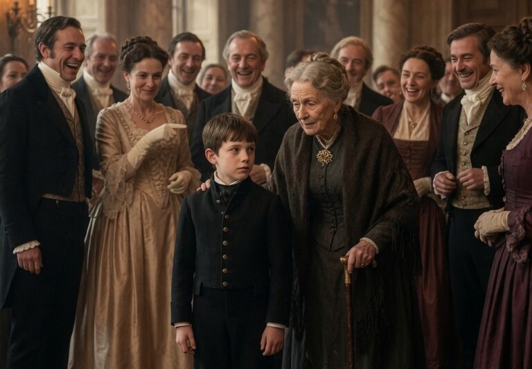 The Crowd Ridiculed a Servant Who Stood Up for a Limping Old Lady — Unaware She Was the Duke’s Mother