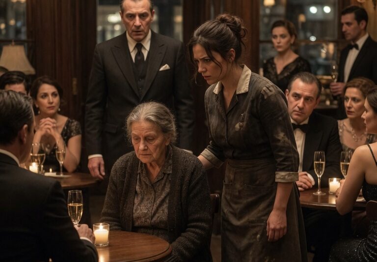 The Restaurant Fell Silent When a Waitress Protected the Mafia Boss’s Mother