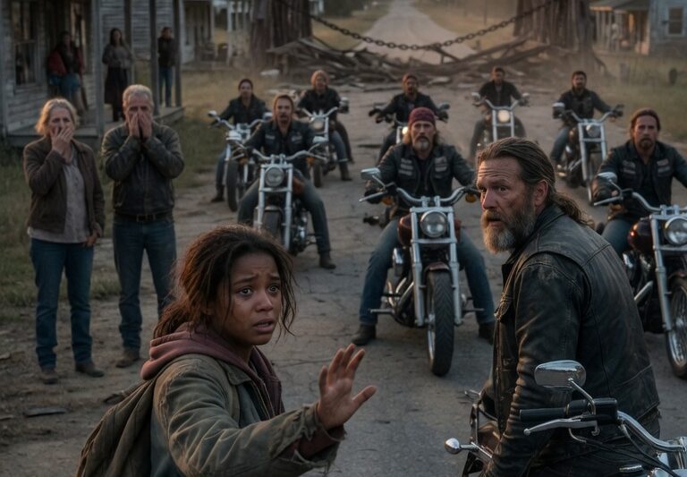 A Homeless Black Girl Warned 15 Bikers About a Trap—What Happened Next Touched the Entire Town