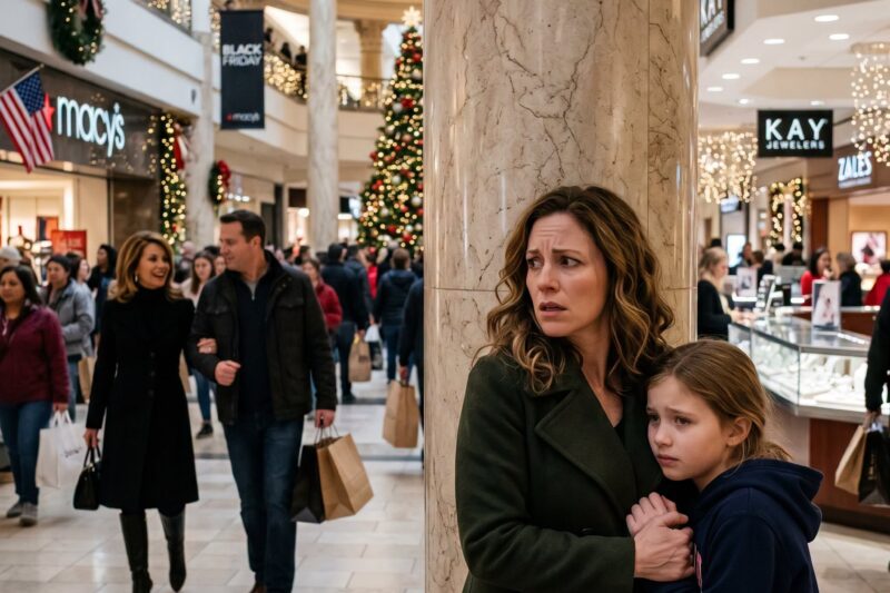 At the mall, my 11-year-old clutched my hand and s…