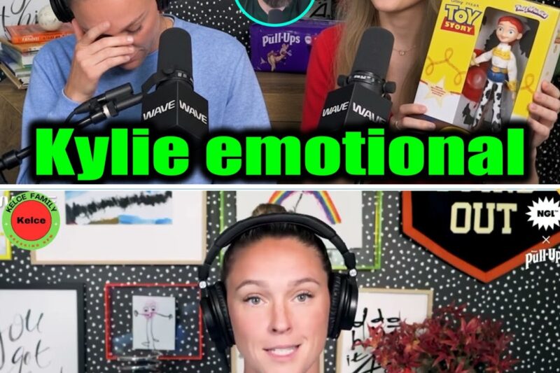 The Anatomy of an Emotional Revelation: How Taylor Swift’s Lyrical Confession Brought Kylie Kelce to Tears on the Podcast