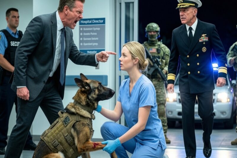 Rookie Nurse Fired for Helping a Veteran’s K9—Minutes Later, Navy SEALs Stormed the Hospital