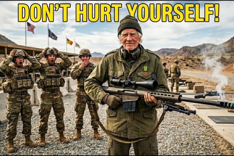 US Marines Laughed When the Old Veteran Asked for a Rifle — Until the General Saw His Veteran Patch