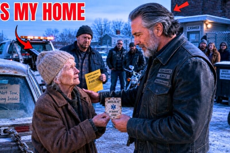 The Bikers Found a Retired Nurse Sleeping in Her Car — Her Old Badge Told the Rest