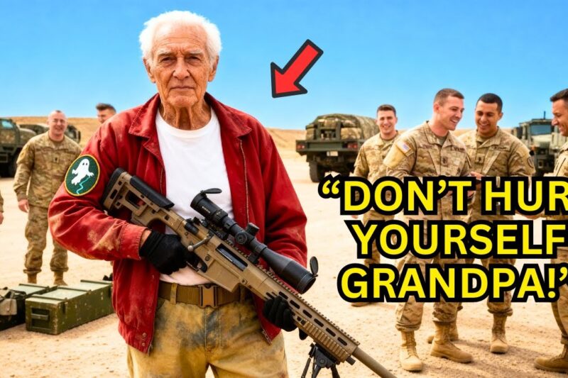 US Marines Laughed When the Old Veteran Asked for a Rifle — Until the General Saw His Veteran Patch 
