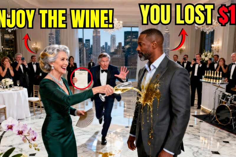 Billionaire’s Wife Poured Wine on the Black CEO at Gala — Seconds Later, Her Family Lost a $1B Deal!